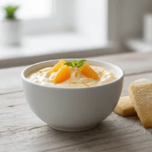 Pieces of frozen kefir yogurt bark with nuts and chocolate chips, ready to eat.